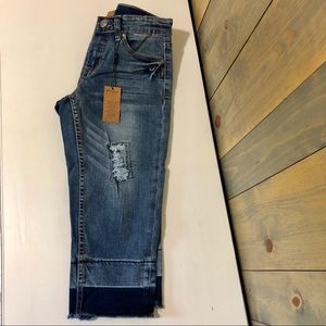 Silver Jean Girl Capri Pants